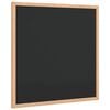 vidaXL Chalkboard with Solid Pine Wood Frame Black 15.7x15.7"