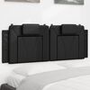 vidaXL Headboard Cushion Black
