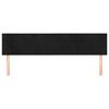vidaXL Headboards 2 pcs Black 35.4"x2"x30.7"/34.6" Velvet