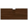 vidaXL Bathroom Cabinet Brown Oak Engineered Wood Medium
