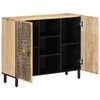 vidaXL Side Cabinet 35.4"x13"x29.5" Solid Wood Mango