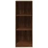 vidaXL Book Cabinet Brown Oak Engineered Wood 42.9 in x 15.7 in x 9.4 in