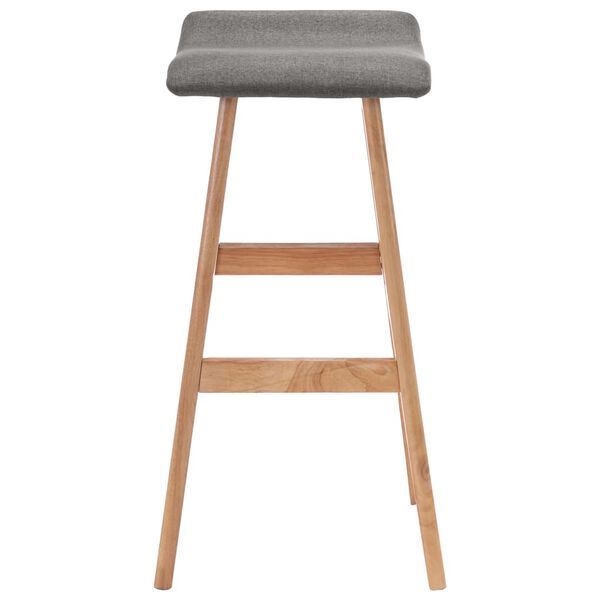 vidaXL Bar Stool Dark Gray Fabric