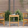 vidaXL Garden Chair Set of 2 Natural Wood Solid acacia wood Standard