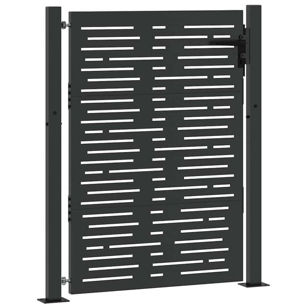vidaXL Garden Gate 39.4x49.2" Corten Steel Square Design