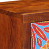 vidaXL Bedside Cabinet Set of 2 Honey brown Solid Acacia wood Medium