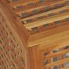 vidaXL Laundry Box Set 3 Pieces Teak