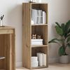 vidaXL Book Cabinet Artisan Oak Engineered Wood Medium Book Cabinet