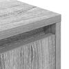 vidaXL Bedside Cabinet Gray Sonoma Engineered wood Compact