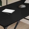 vidaXL Desk Black 58.7"x58.7"x29.5" Engineered Wood