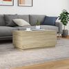 vidaXL Coffee Table Sonoma Oak Engineered wood Medium Coffee Table