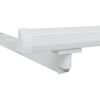 vidaXL Awning Frame Retractable Manual White 118.1" x 78.7