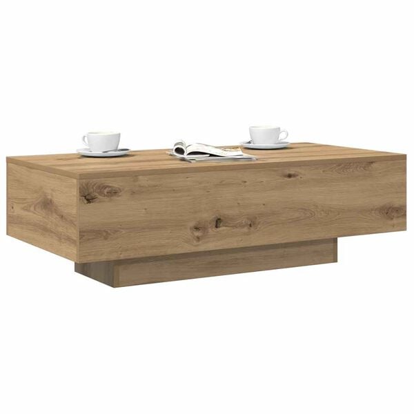 vidaXL Coffee Table Artisan oak Engineered wood Medium Durable
