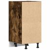 vidaXL Bottom Cabinet Smoked oak Engineered wood Medium Adjustable Feet