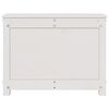 vidaXL Storage Box White Solid Pine Wood Medium Storage Box