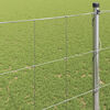 vidaXL Field Fence Silver 164 x 4.6 ft Galvanized steel