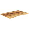 vidaXL Desk Top Natural Solid rough mango wood 35.4 x 23.6 in Durable