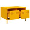 vidaXL TV Cabinet Mustard Yellow 26.8x19.7x17.1" Cold-rolled Steel