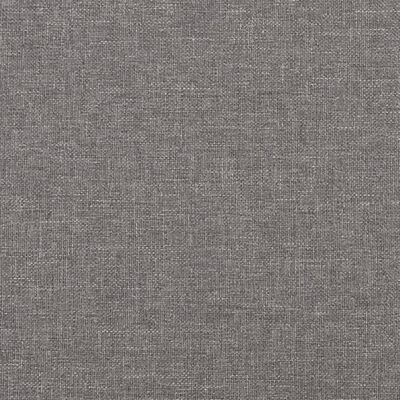 vidaXL Footstool Light Gray 23.6"x19.7"x16.1" Fabric