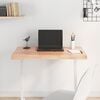 vidaXL Table Top Light Brown Solid Oak 31.5 x 19.7 x 0.8-1.6 in