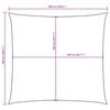 vidaXL Sunshade Sail Oxford Fabric Square 19.7x19.7' Blue