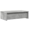 vidaXL Monitor Stand with Drawers Concrete Grey 19.7x10.6x5.9" Engineered Wood
