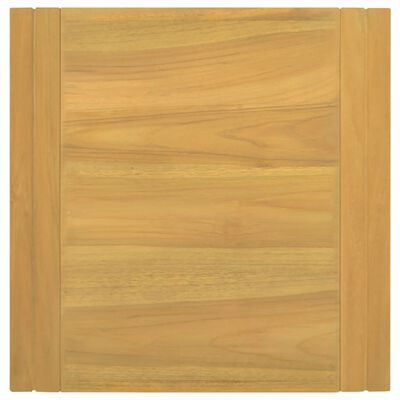 vidaXL Wall-mounted Bathroom Cabinet 17.7"x17.7"x13.8" Solid Wood Teak