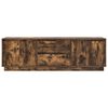 vidaXL TV Cabinet Smoked Oak Engineered Wood Large Stylish Rectangular