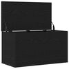 vidaXL Storage Box Black Oak 33.07 x 16.54 x 18.11 in Engineered Wood