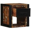 vidaXL Bedside Cabinet Multicolor Solid reclaimed wood