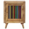 vidaXL Bedside Cabinet Multicolored wood finish