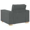 vidaXL Sofa Chair Dark Grey 23.6 " Fabric