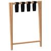 vidaXL Luggage Rack 27" x 15" x 22.8" Bamboo