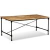 vidaXL Dining Table Solid Mango Wood 70.9"