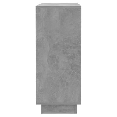 vidaXL Sideboard Concrete Gray 38.2"x12.2"x29.5" Engineered Wood