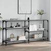 vidaXL Console Table Grey sonoma Engineered wood, Metal