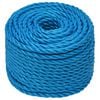 vidaXL Work Rope Blue 0.94 " 164.0 ' Polypropylene