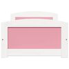 vidaXL Day Bed White and Pink Solid pine wood, engineered wood Twin