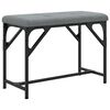 vidaXL Dining Bench Light Grey Steel Medium Durable Dining Bench