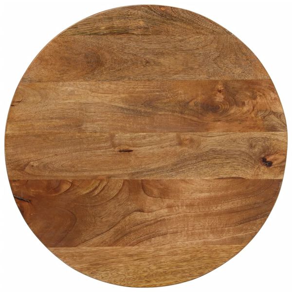 vidaXL Table Top &Oslash; 15.7"x1.5" Round Solid Wood Mango