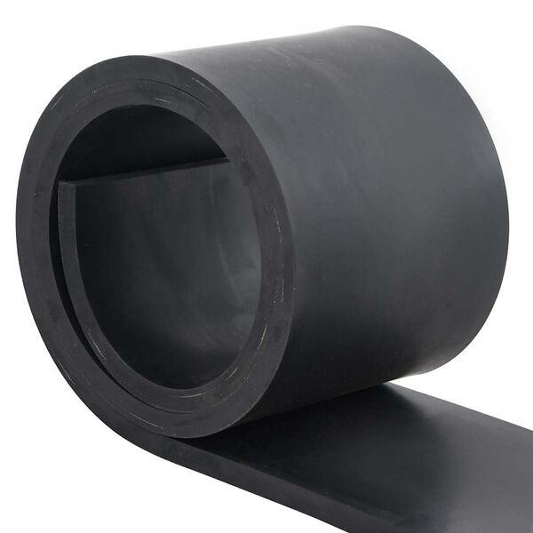 vidaXL Rubber Edge For Snow Plow Black Styrene-butadiene rubber