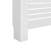 vidaXL Radiator Cover White 67.7"x7.5"x32.1" MDF