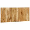 vidaXL Headboard Natural wood Solid Acacia wood Double Industrial