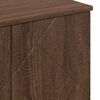 vidaXL Bathroom Furniture Set 3 pcs Brown oak Engineered wood
