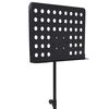 vidaXL Music Book Stand Black Steel
