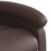 vidaXL Massage Recliner Chair Brown
