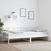 vidaXL Day Bed White Solid pine wood 35.4 x 78.7 in