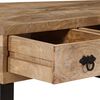 vidaXL Coffee Table Natural Wood Solid Mango Wood Medium Coffee Table