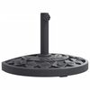 vidaXL Parasol Base Black PE and concrete 19.8 lbs Parasol Base