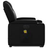 vidaXL Electric Stand Up Massage Recliner Chair Black